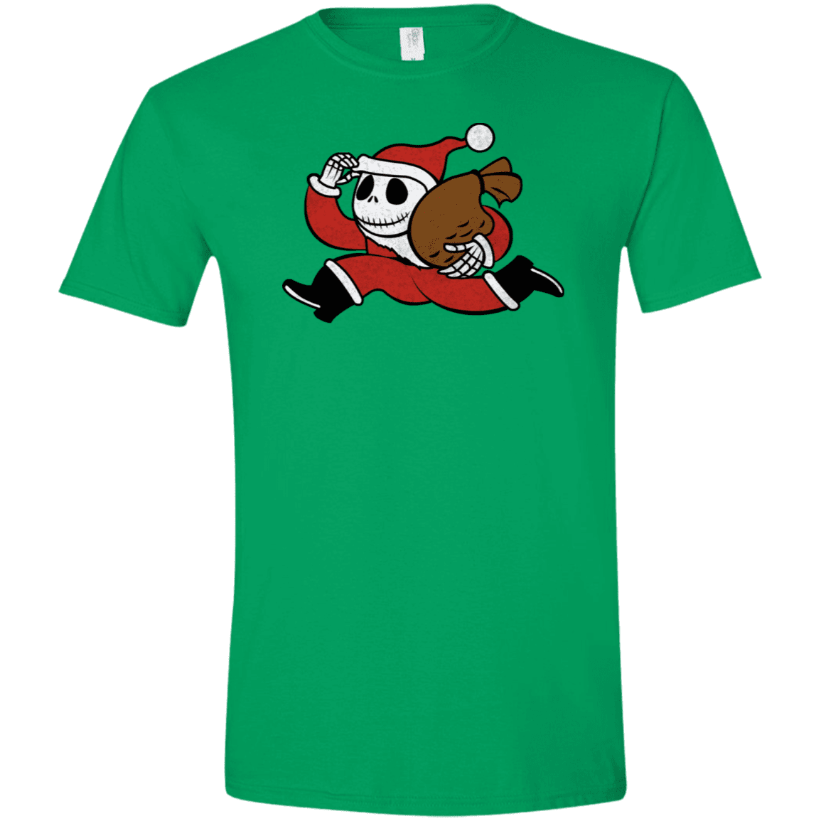 T-Shirts Irish Green / S Monopoly Skellington Men's Semi-Fitted Softstyle