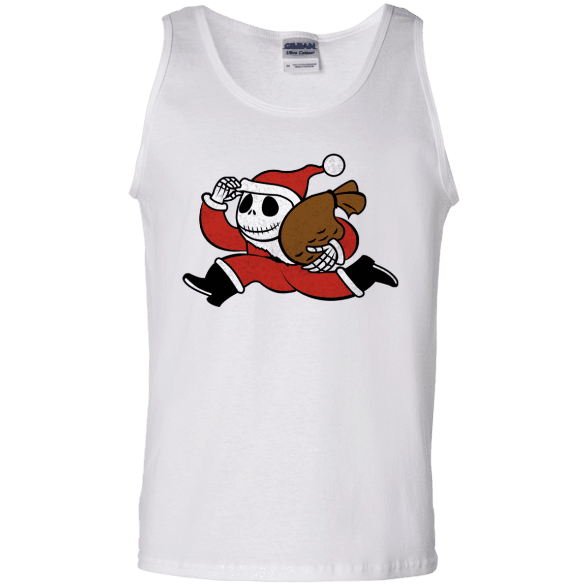 T-Shirts White / S Monopoly Skellington Men's Tank Top
