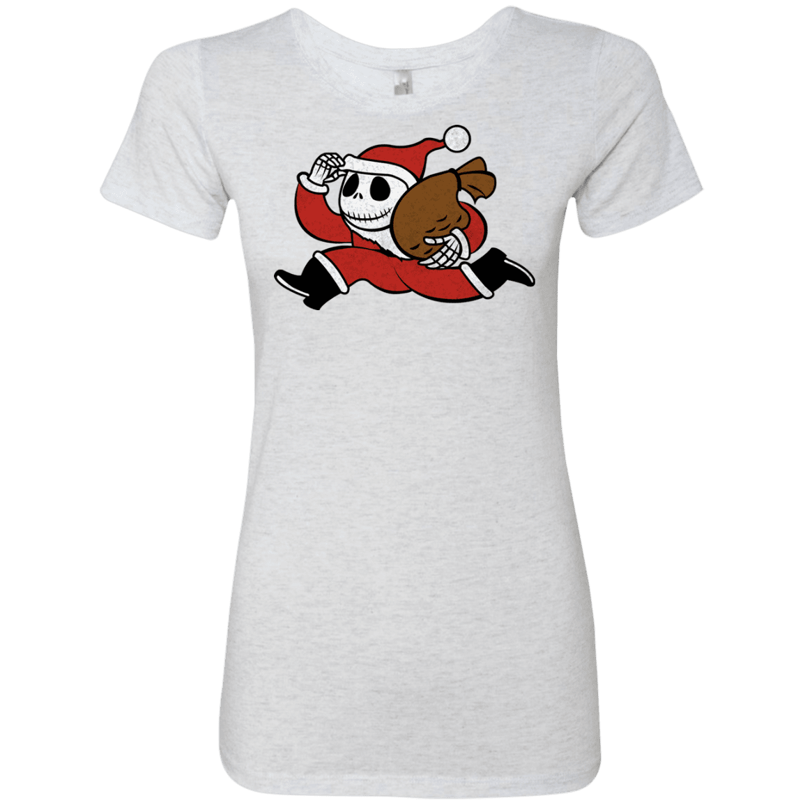 T-Shirts Heather White / S Monopoly Skellington Women's Triblend T-Shirt