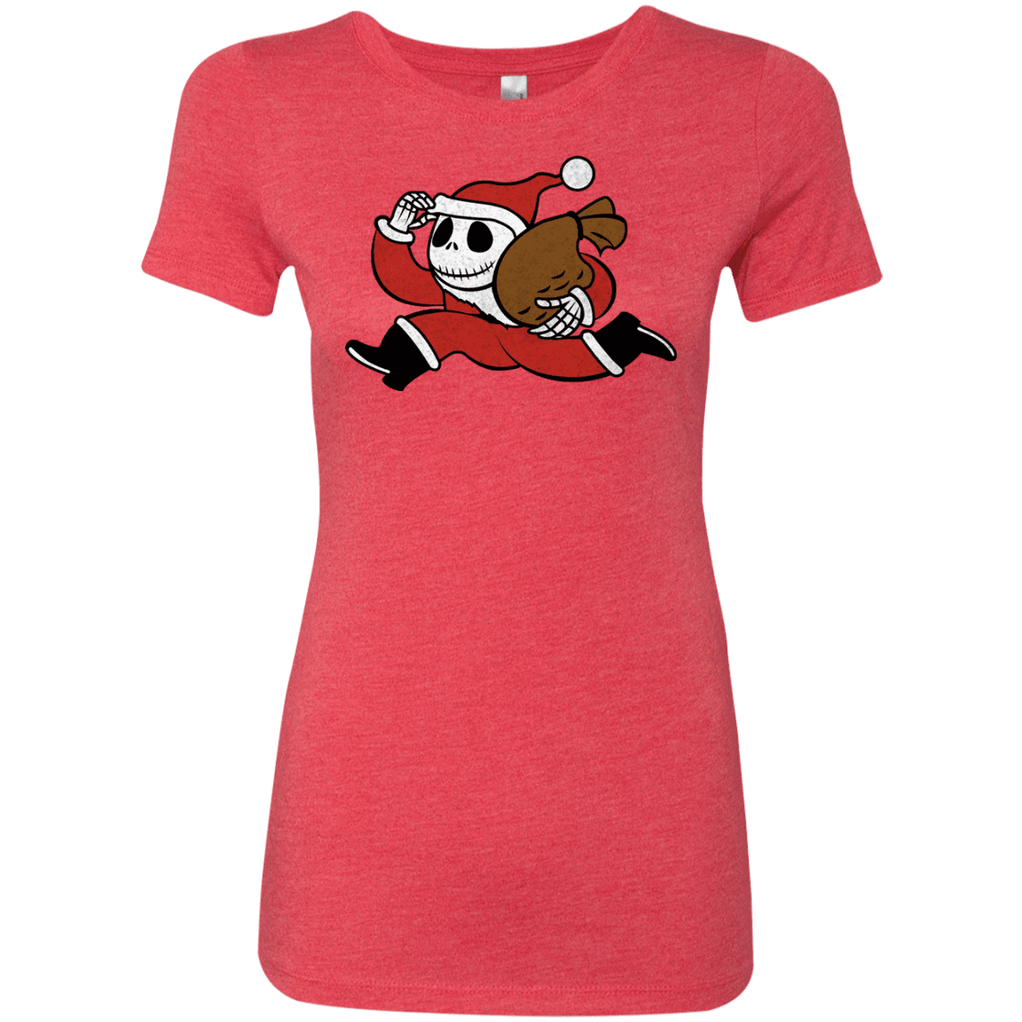 T-Shirts Vintage Red / S Monopoly Skellington Women's Triblend T-Shirt