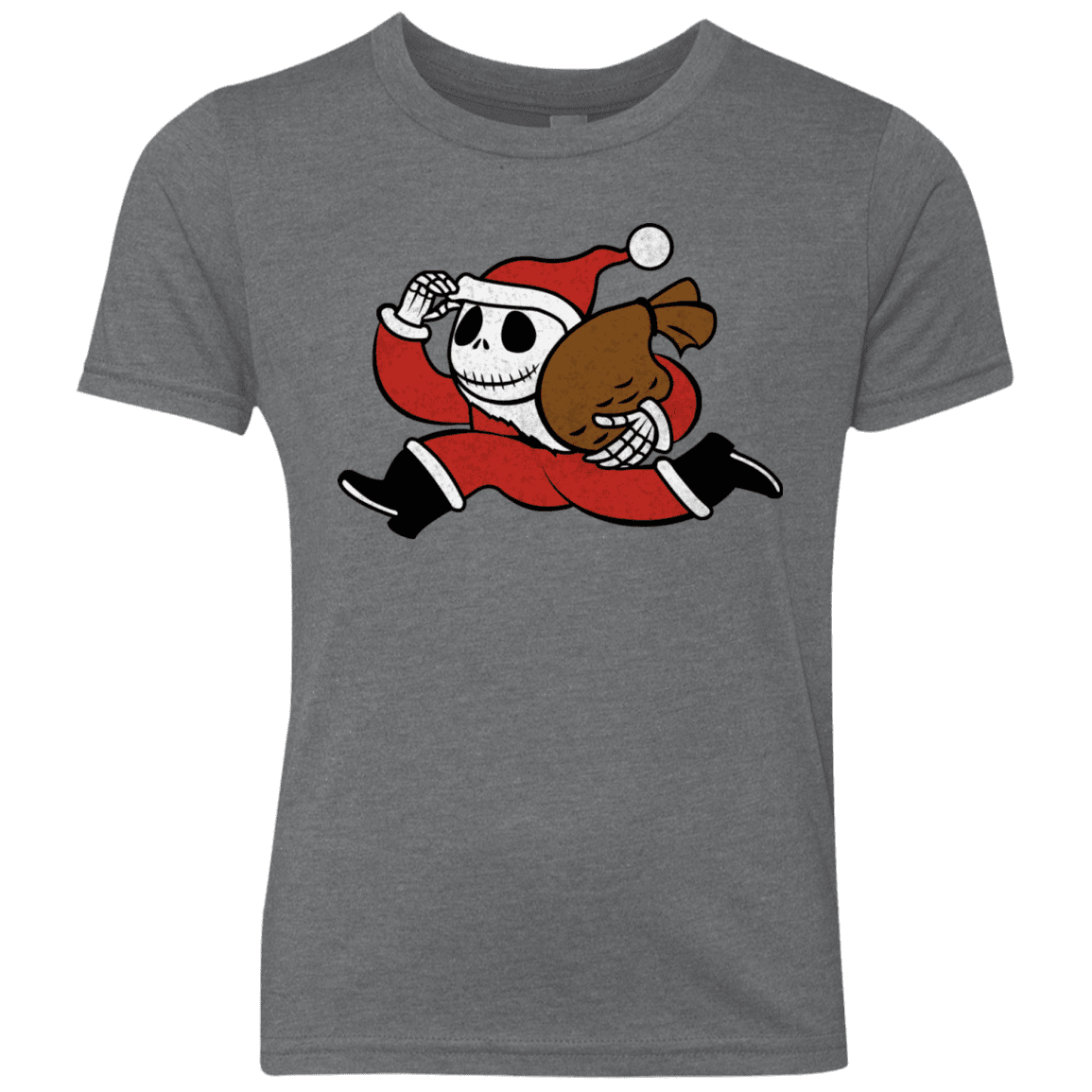 T-Shirts Premium Heather / YXS Monopoly Skellington Youth Triblend T-Shirt