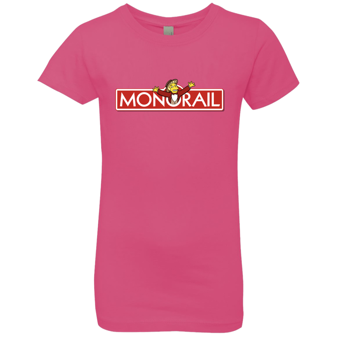 T-Shirts Hot Pink / YXS Monorail Girls Premium T-Shirt