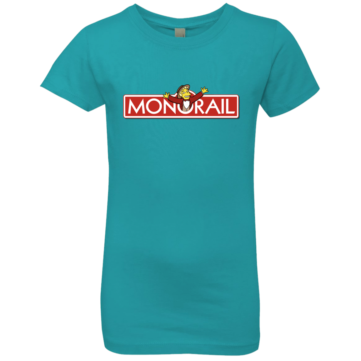 T-Shirts Tahiti Blue / YXS Monorail Girls Premium T-Shirt