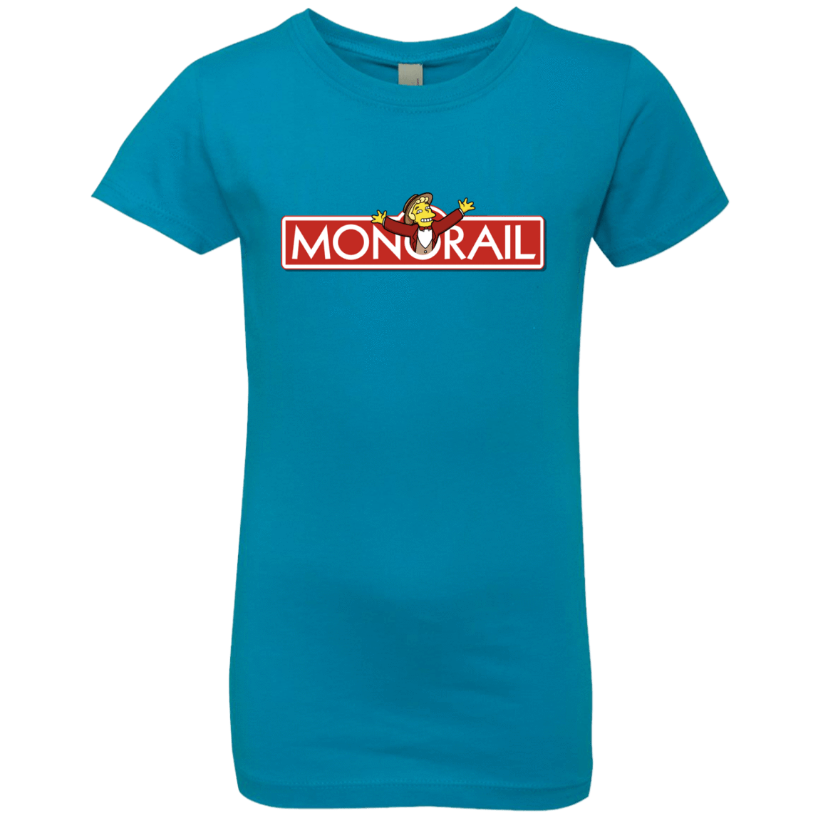 T-Shirts Turquoise / YXS Monorail Girls Premium T-Shirt