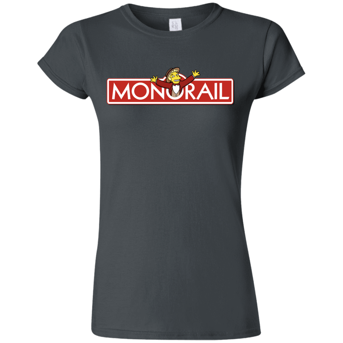 T-Shirts Charcoal / S Monorail Junior Slimmer-Fit T-Shirt