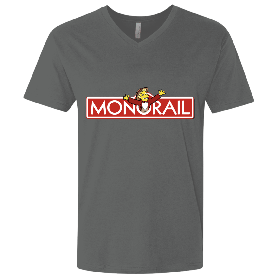 T-Shirts Heavy Metal / X-Small Monorail Men's Premium V-Neck
