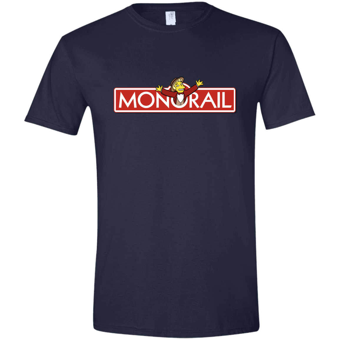 T-Shirts Navy / X-Small Monorail Men's Semi-Fitted Softstyle