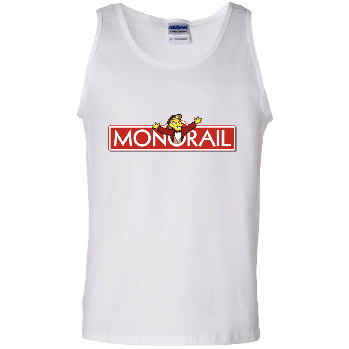 T-Shirts White / S Monorail Men's Tank Top