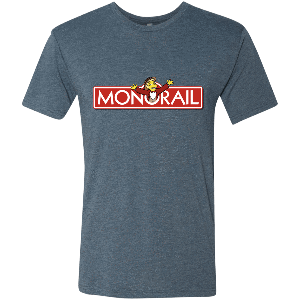 T-Shirts Indigo / S Monorail Men's Triblend T-Shirt
