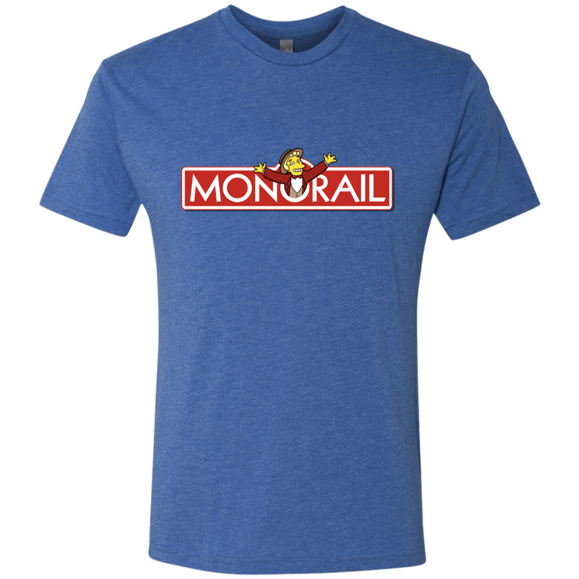 T-Shirts Vintage Royal / S Monorail Men's Triblend T-Shirt
