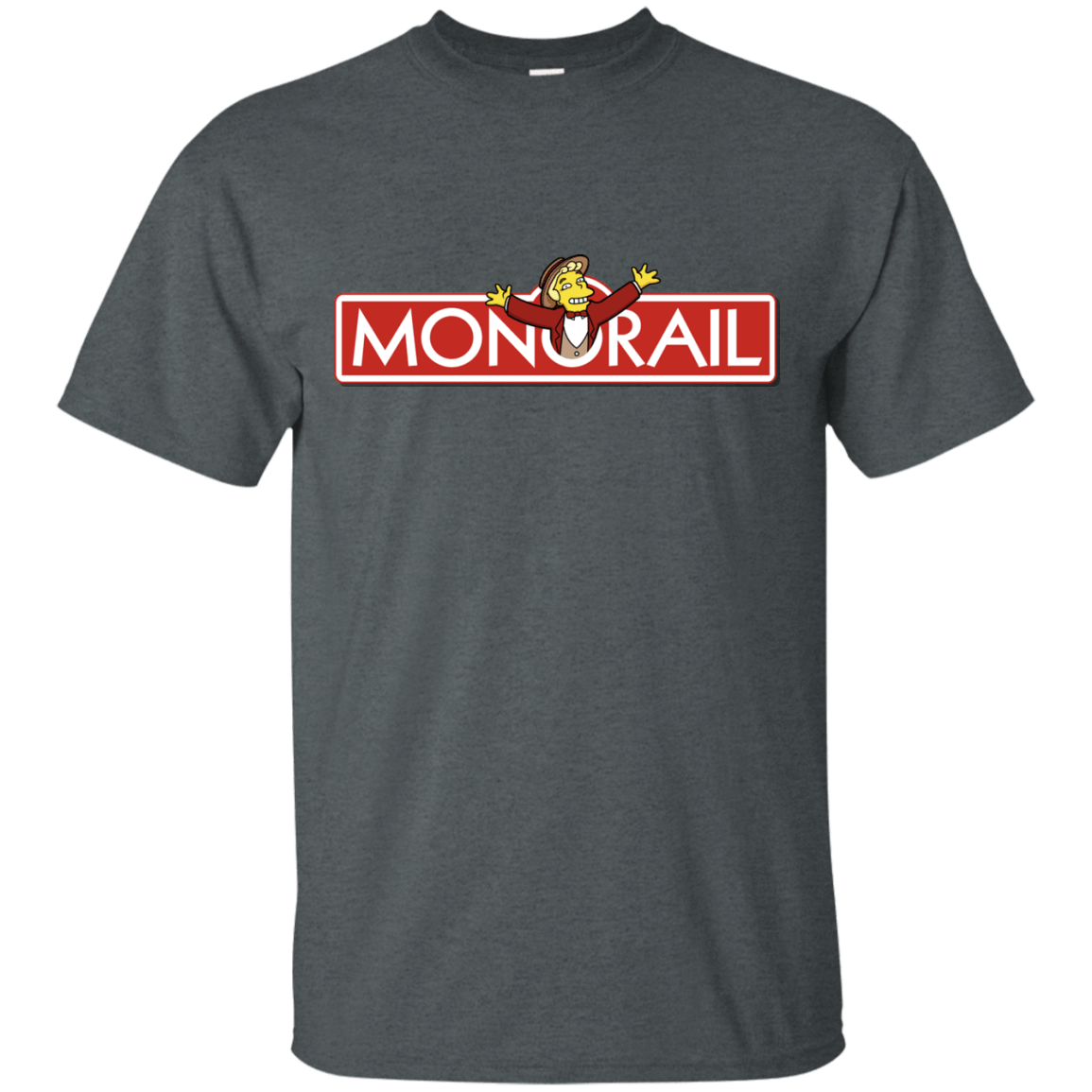 T-Shirts Dark Heather / S Monorail T-Shirt