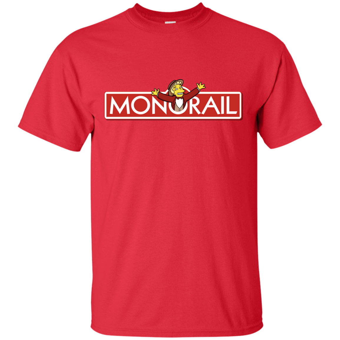 T-Shirts Red / S Monorail T-Shirt