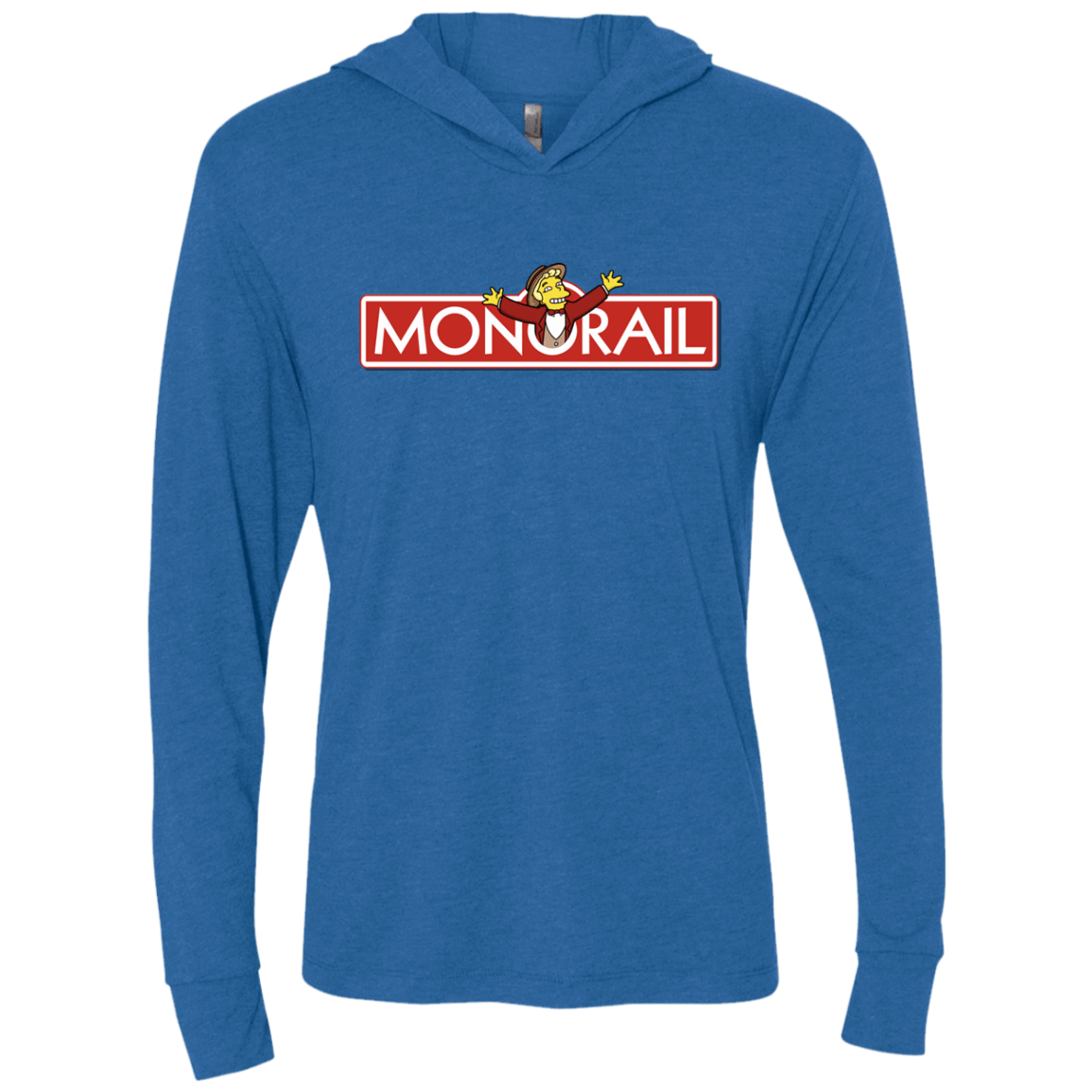 T-Shirts Vintage Royal / X-Small Monorail Triblend Long Sleeve Hoodie Tee