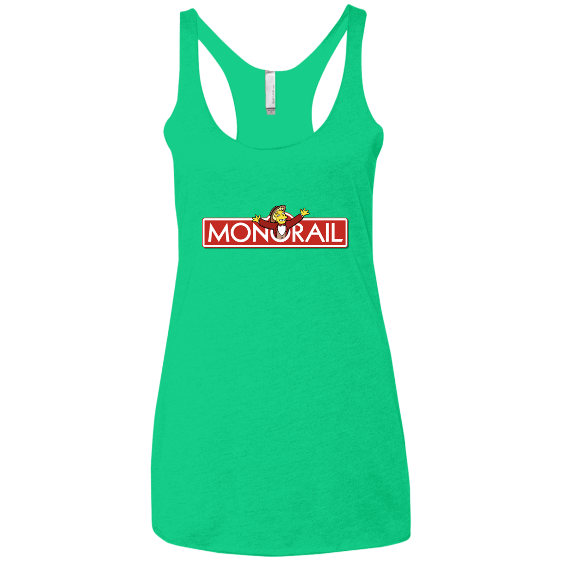 T-Shirts Envy / X-Small Monorail Women's Triblend Racerback Tank