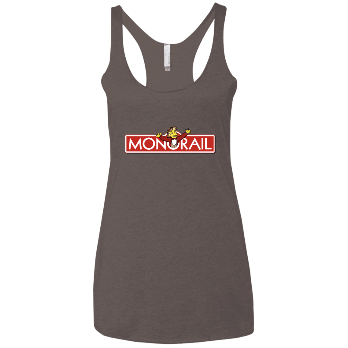 T-Shirts Macchiato / X-Small Monorail Women's Triblend Racerback Tank