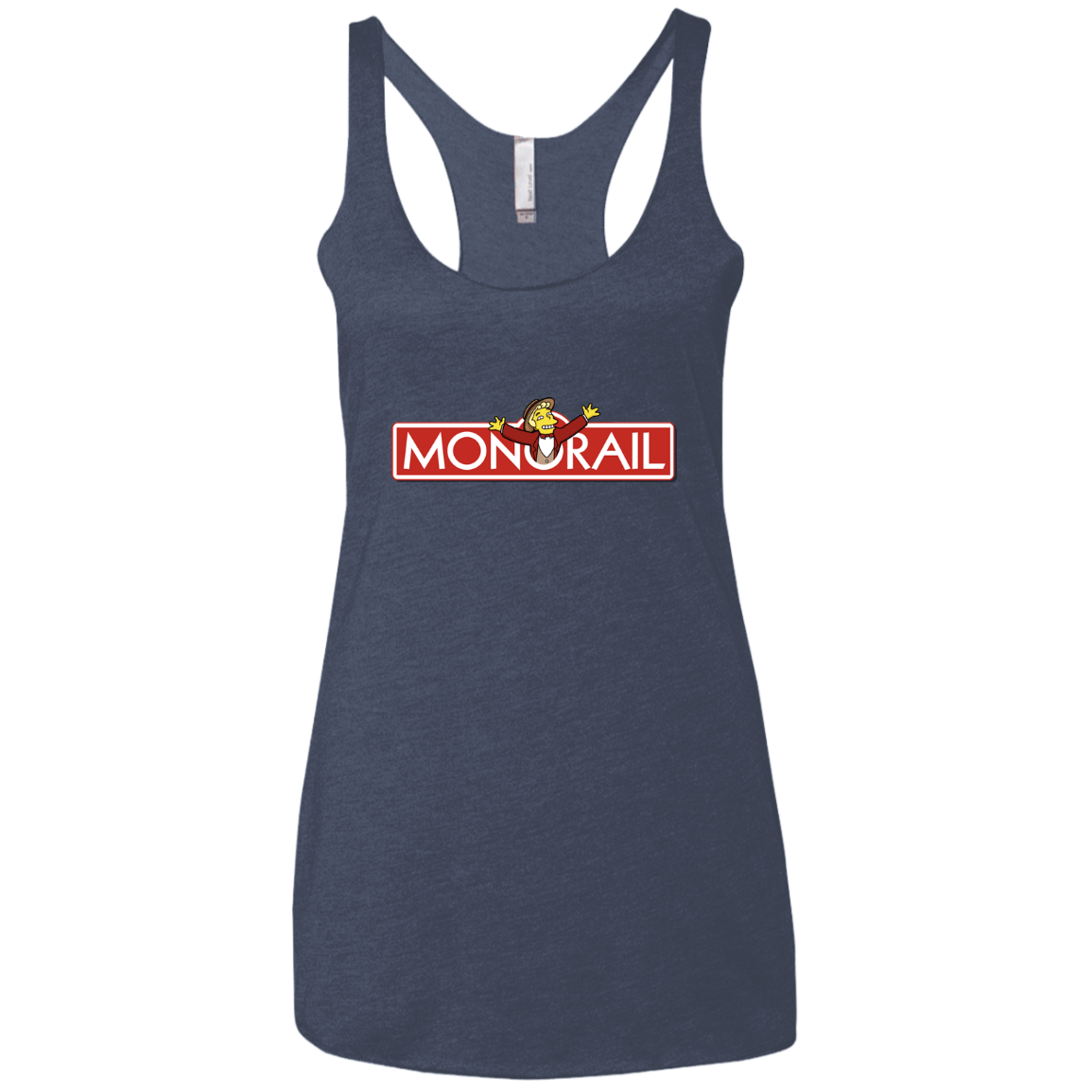 T-Shirts Vintage Navy / X-Small Monorail Women's Triblend Racerback Tank