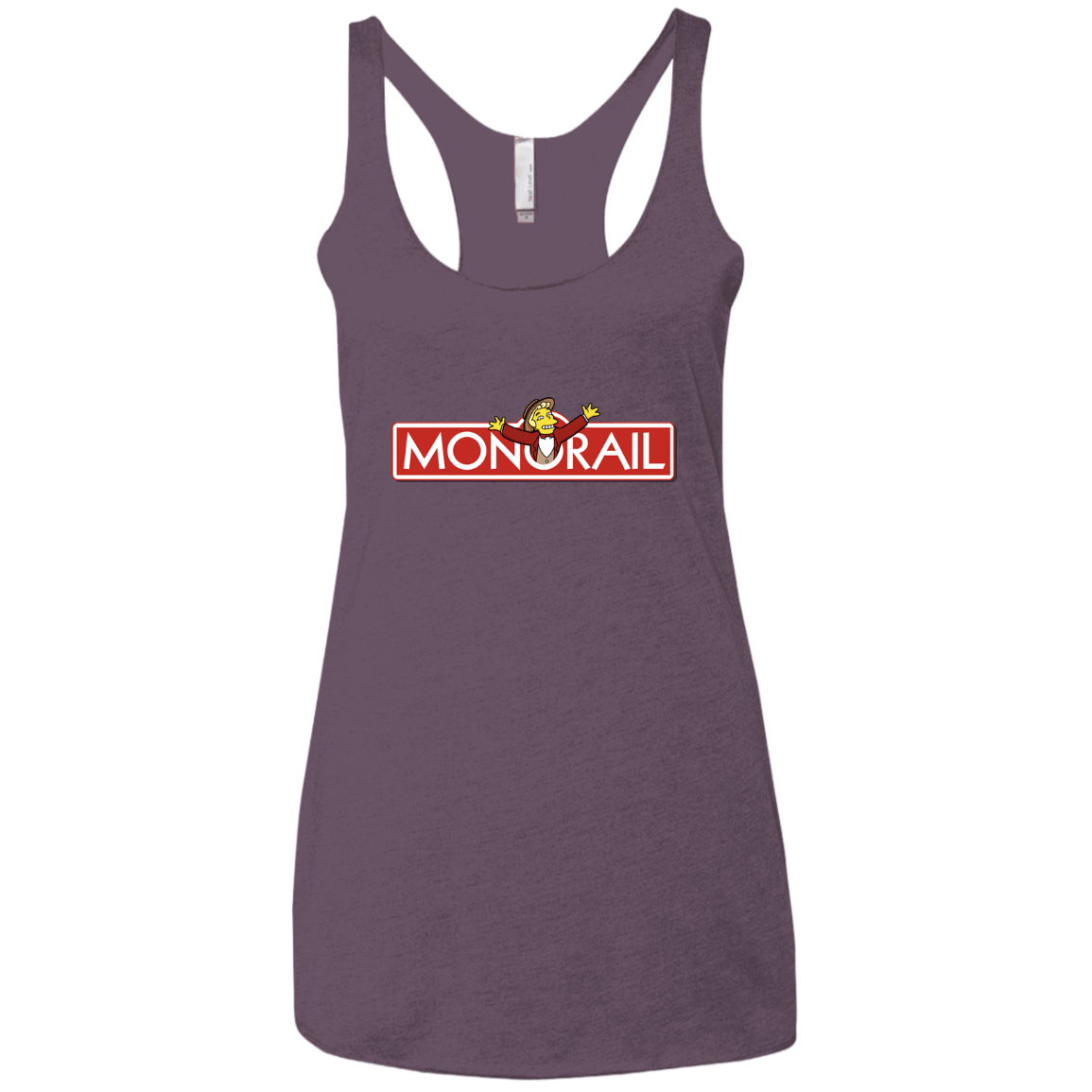 T-Shirts Vintage Purple / X-Small Monorail Women's Triblend Racerback Tank
