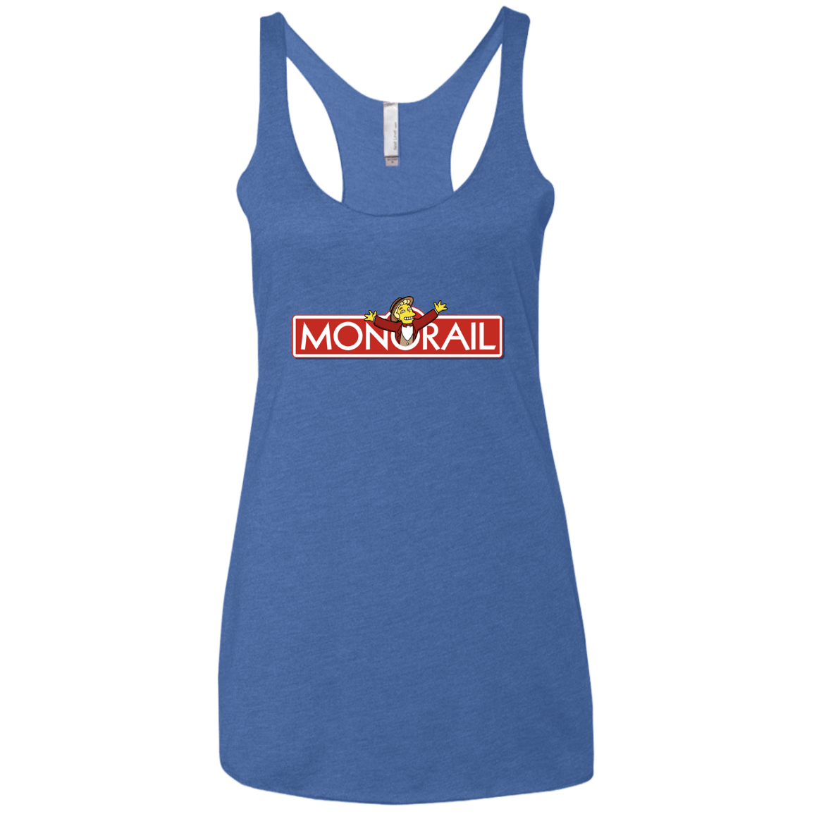 T-Shirts Vintage Royal / X-Small Monorail Women's Triblend Racerback Tank