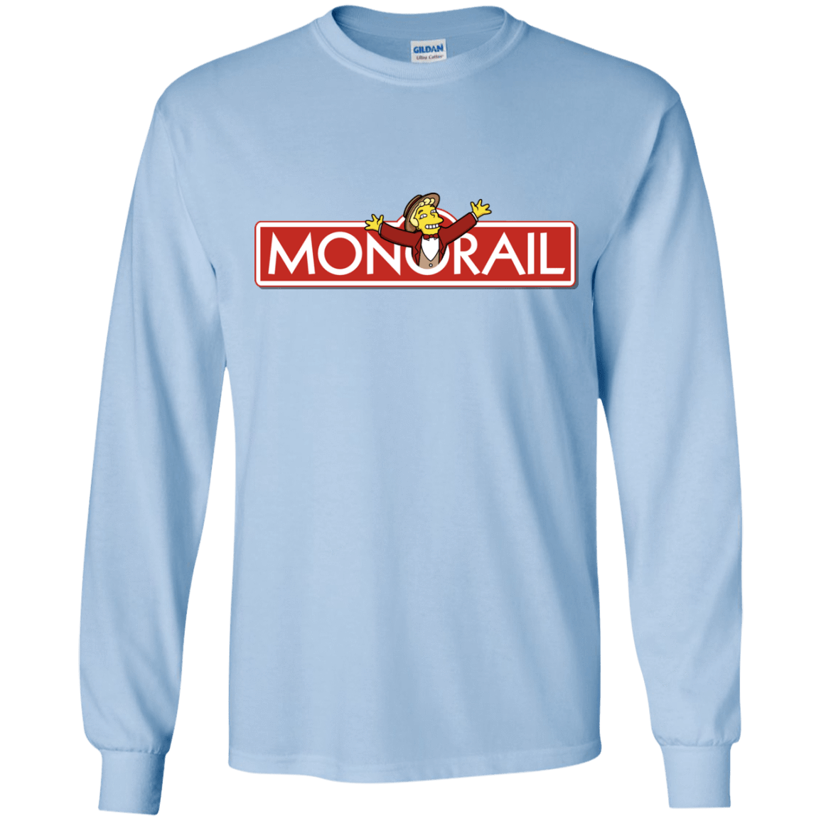 T-Shirts Light Blue / YS Monorail Youth Long Sleeve T-Shirt