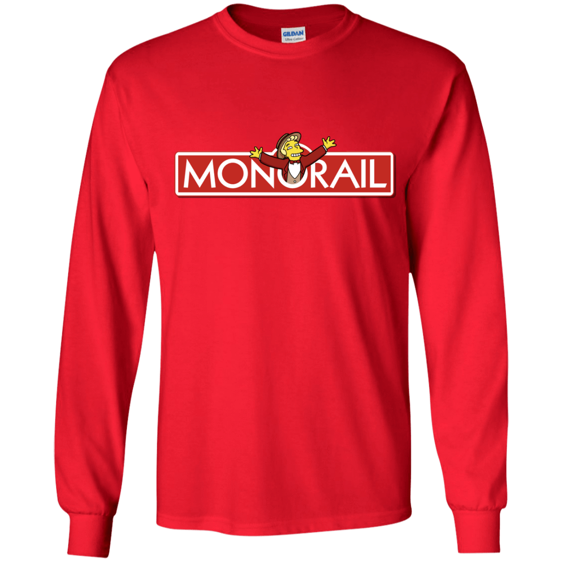 T-Shirts Red / YS Monorail Youth Long Sleeve T-Shirt