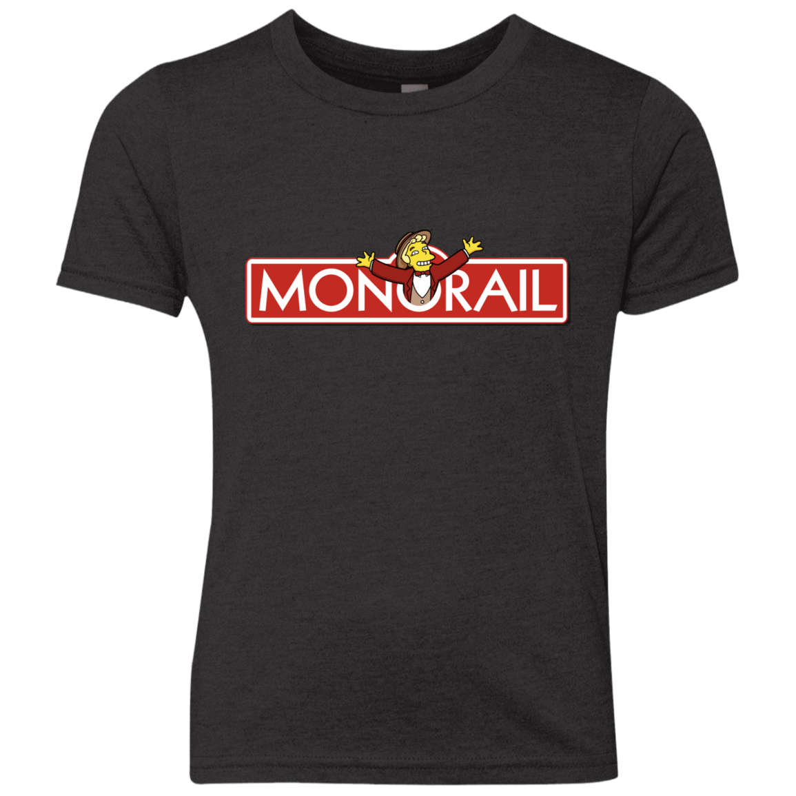 T-Shirts Vintage Black / YXS Monorail Youth Triblend T-Shirt