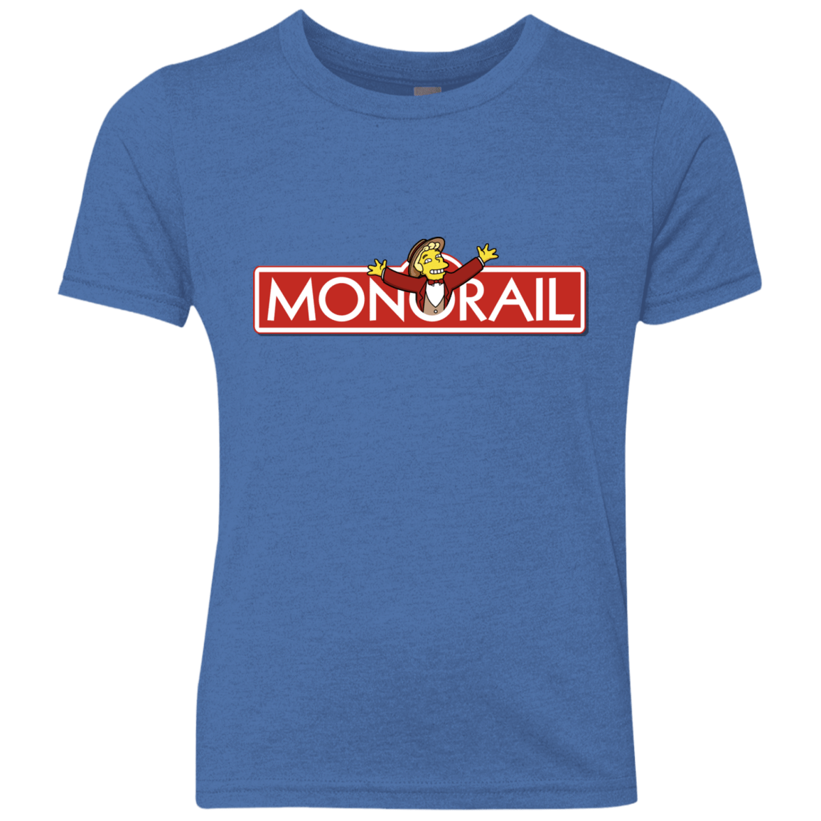 T-Shirts Vintage Royal / YXS Monorail Youth Triblend T-Shirt