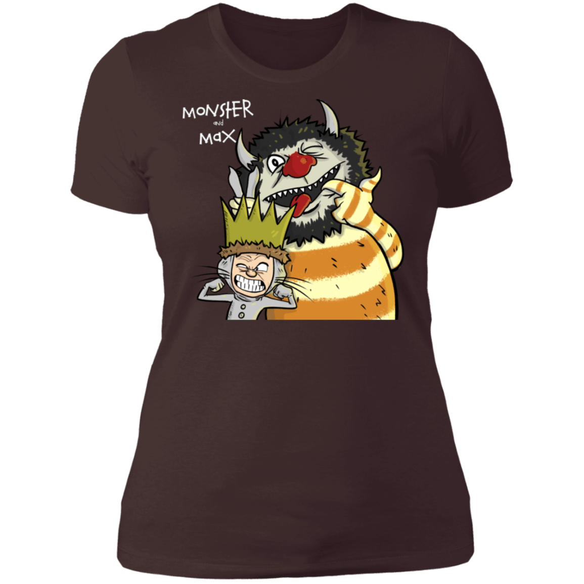 T-Shirts Dark Chocolate / S Monster and Max Women's Premium T-Shirt