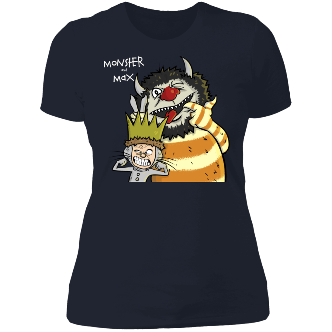 T-Shirts Midnight Navy / S Monster and Max Women's Premium T-Shirt