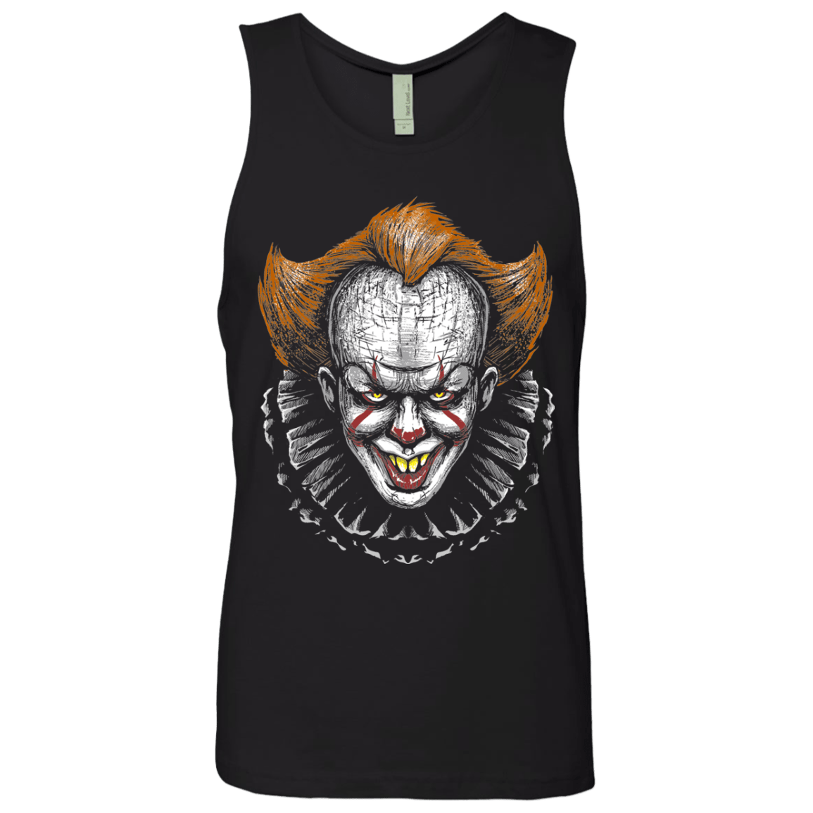 T-Shirts Black / Small Monster Clown Men's Premium Tank Top