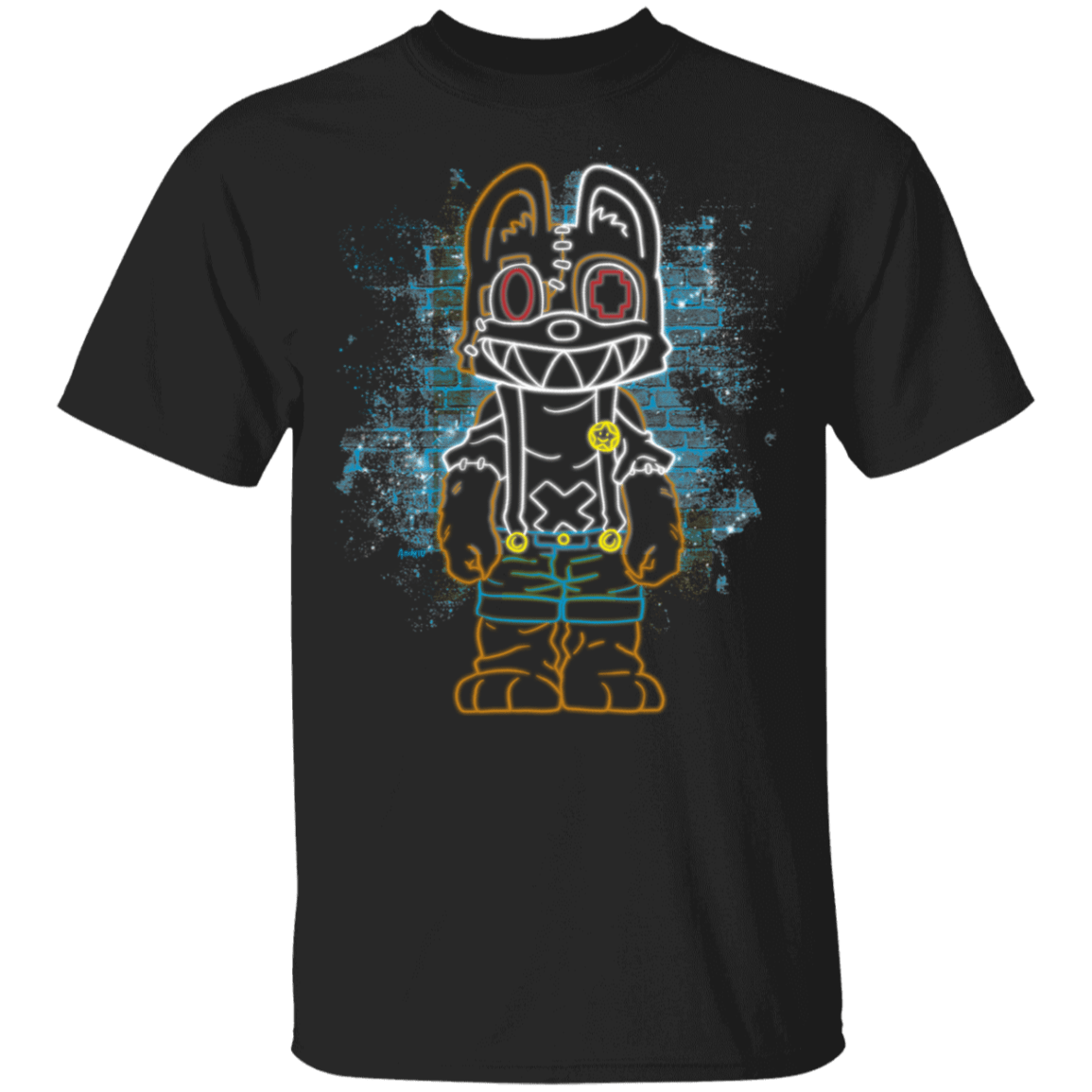 T-Shirts Black / YXS Monster Furry Neon Youth T-Shirt
