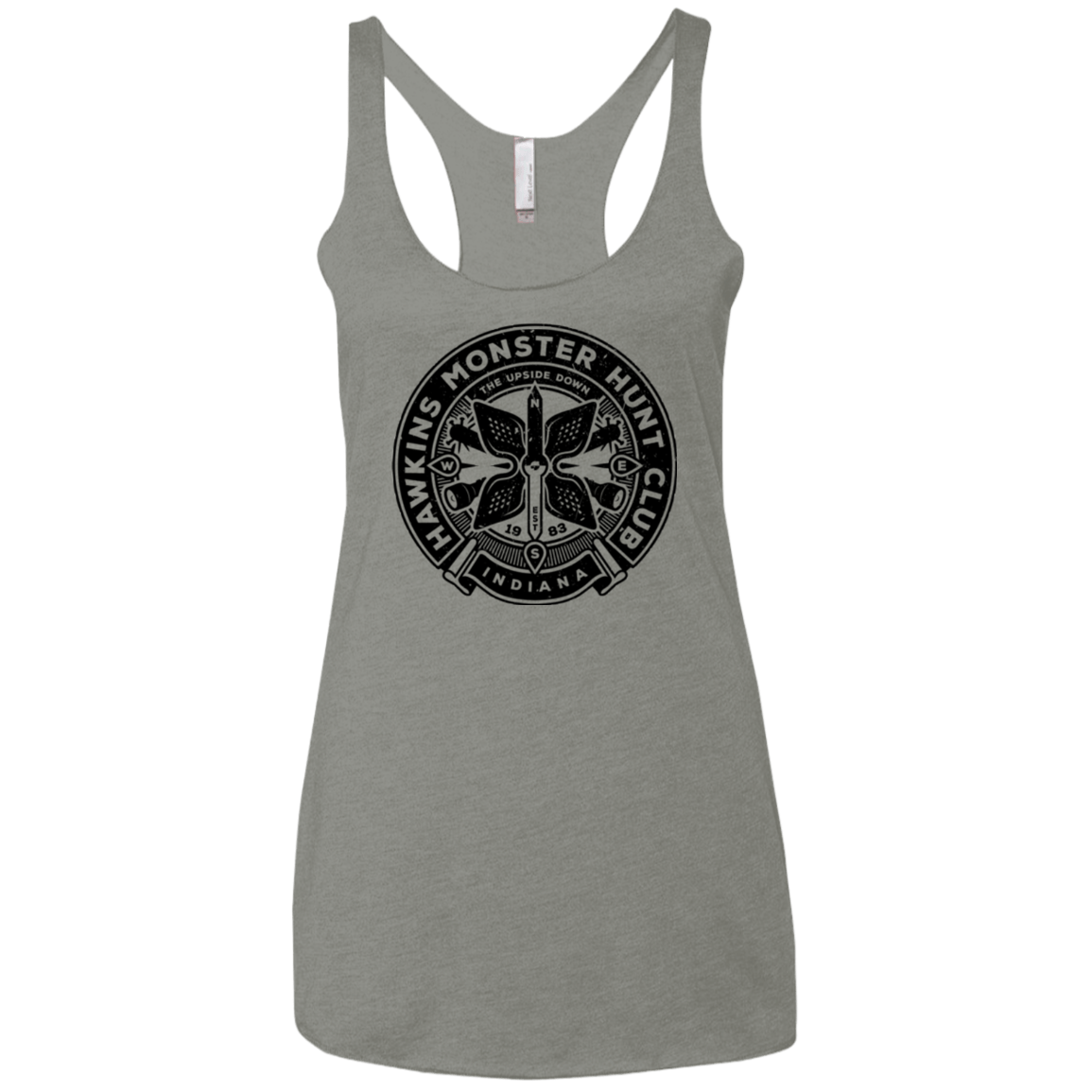 T-Shirts Venetian Grey / X-Small Monster Hunt Club Women's Triblend Racerback Tank