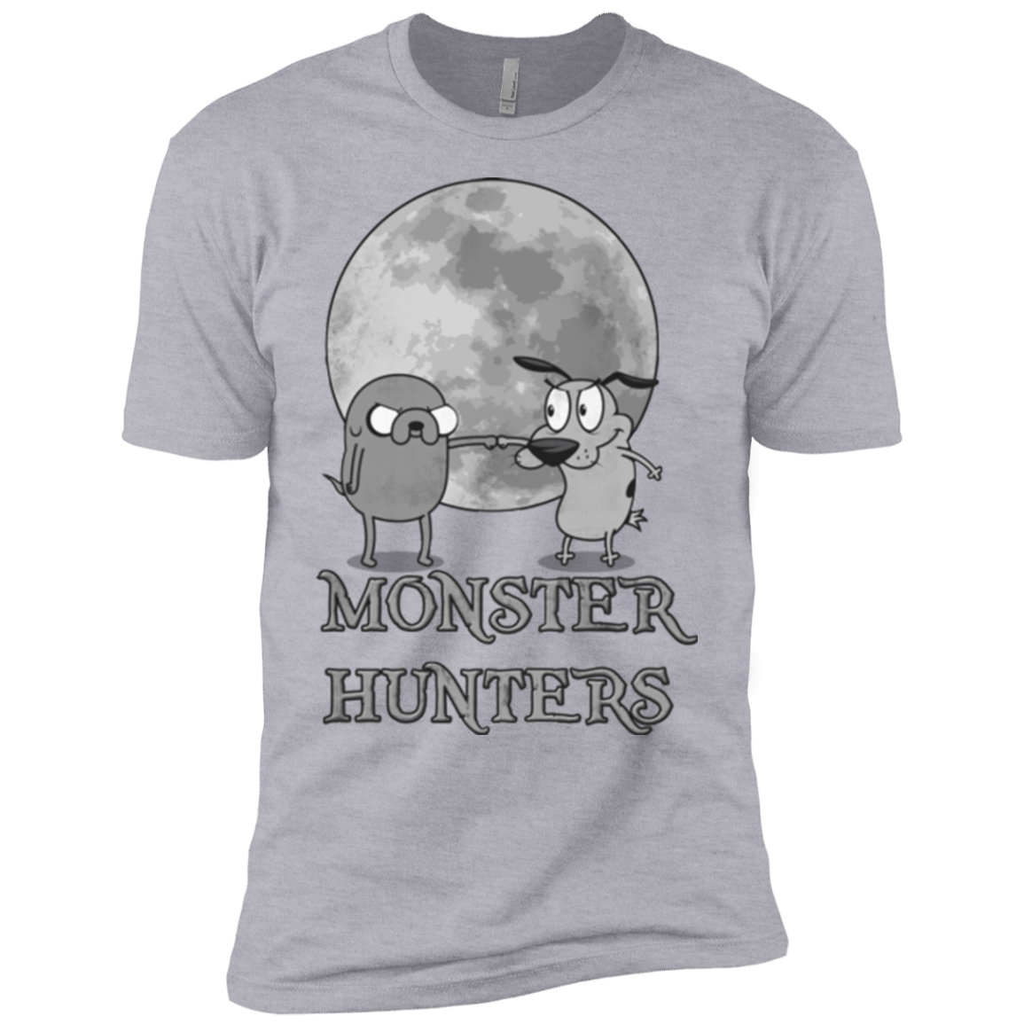T-Shirts Heather Grey / YXS Monster Hunters Boys Premium T-Shirt