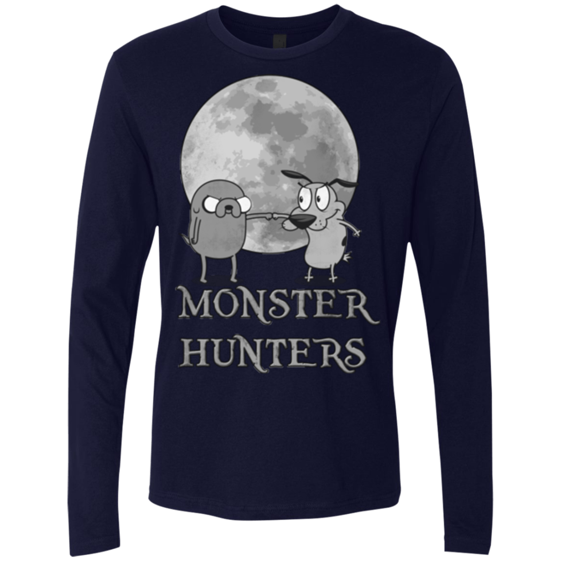 T-Shirts Midnight Navy / Small Monster Hunters Men's Premium Long Sleeve