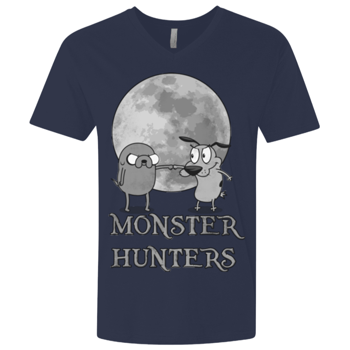 T-Shirts Midnight Navy / X-Small Monster Hunters Men's Premium V-Neck