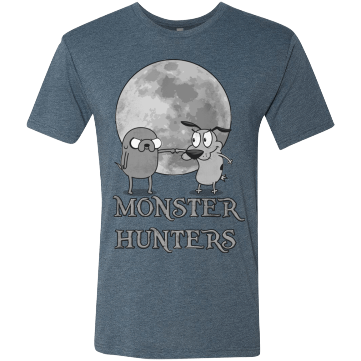 T-Shirts Indigo / Small Monster Hunters Men's Triblend T-Shirt