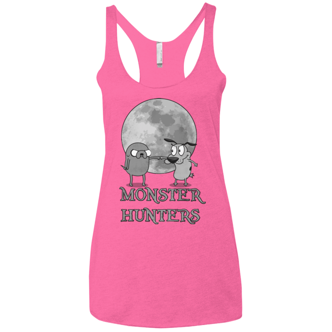 T-Shirts Vintage Pink / X-Small Monster Hunters Women's Triblend Racerback Tank