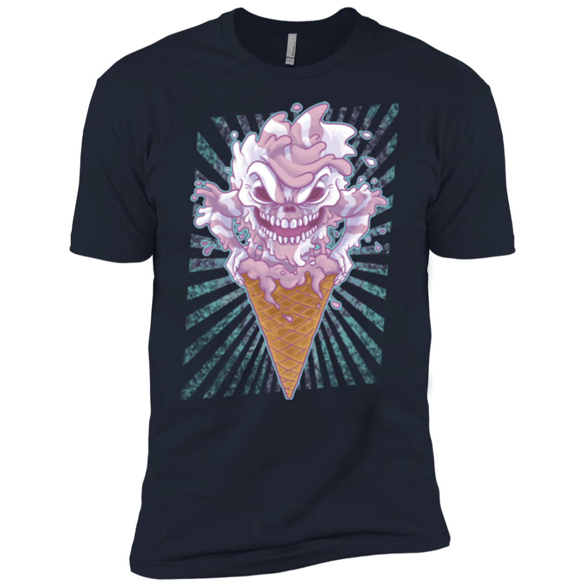 T-Shirts Midnight Navy / YXS Monster Ice Cream Boys Premium T-Shirt