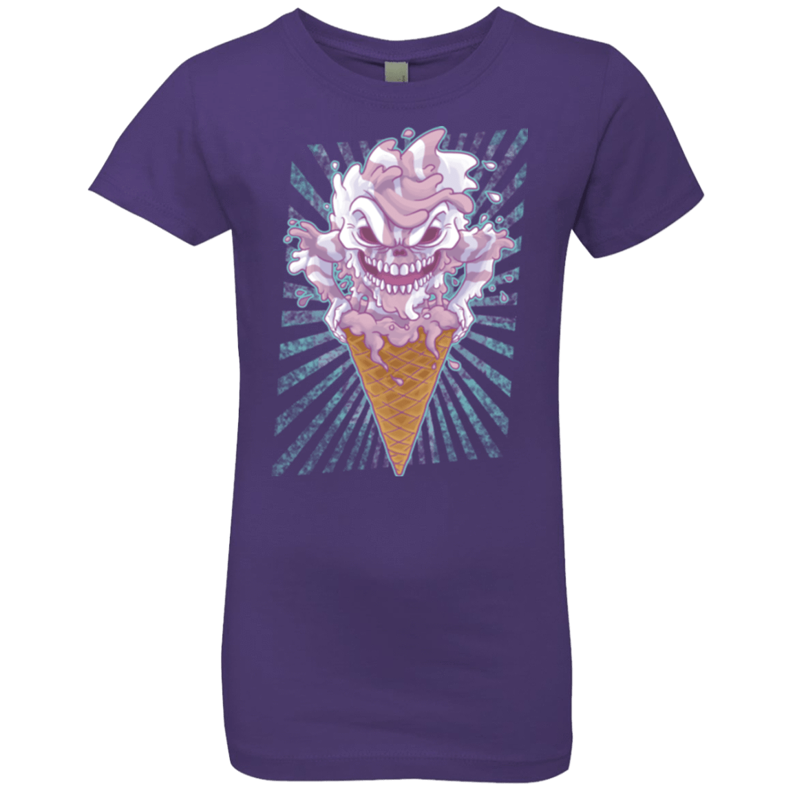 T-Shirts Purple Rush / YXS Monster Ice Cream Girls Premium T-Shirt