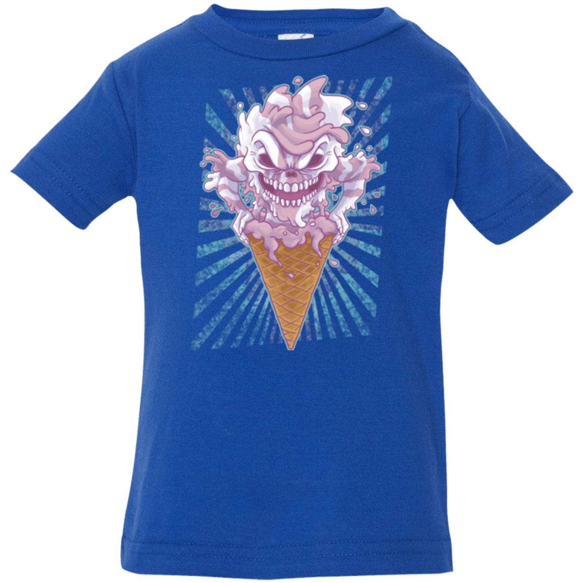 T-Shirts Royal / 6 Months Monster Ice Cream Infant Premium T-Shirt