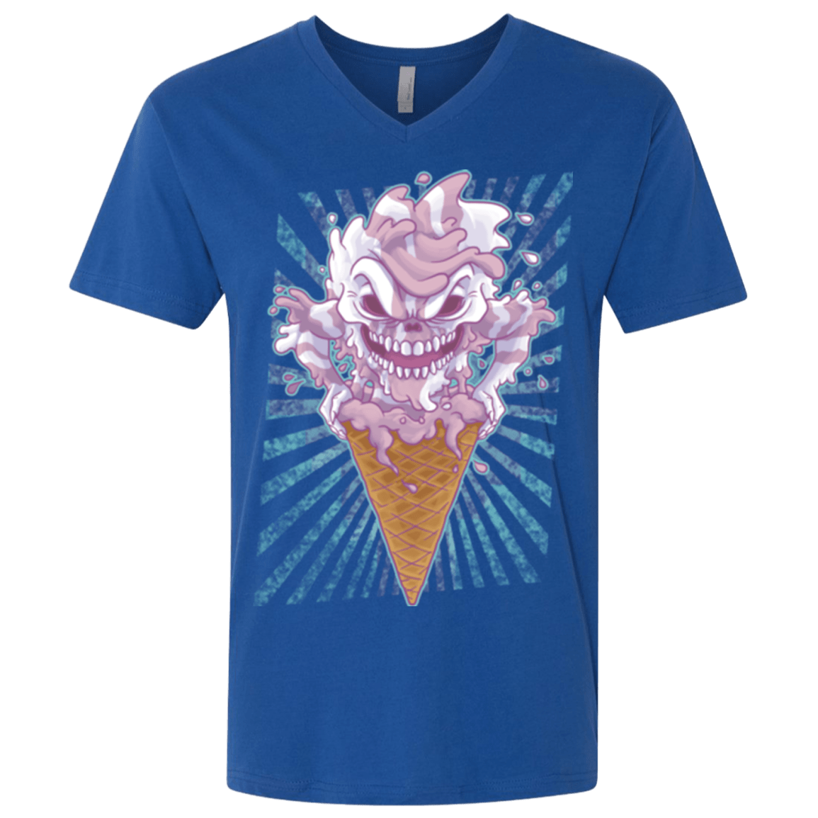 T-Shirts Royal / X-Small Monster Ice Cream Men's Premium V-Neck