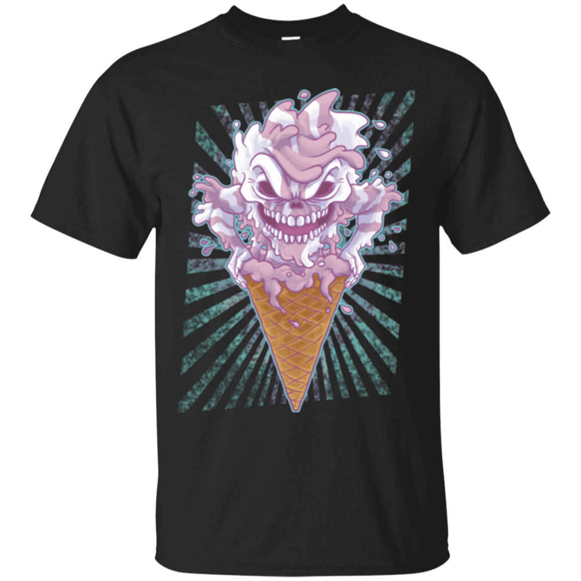 T-Shirts Black / Small Monster Ice Cream T-Shirt