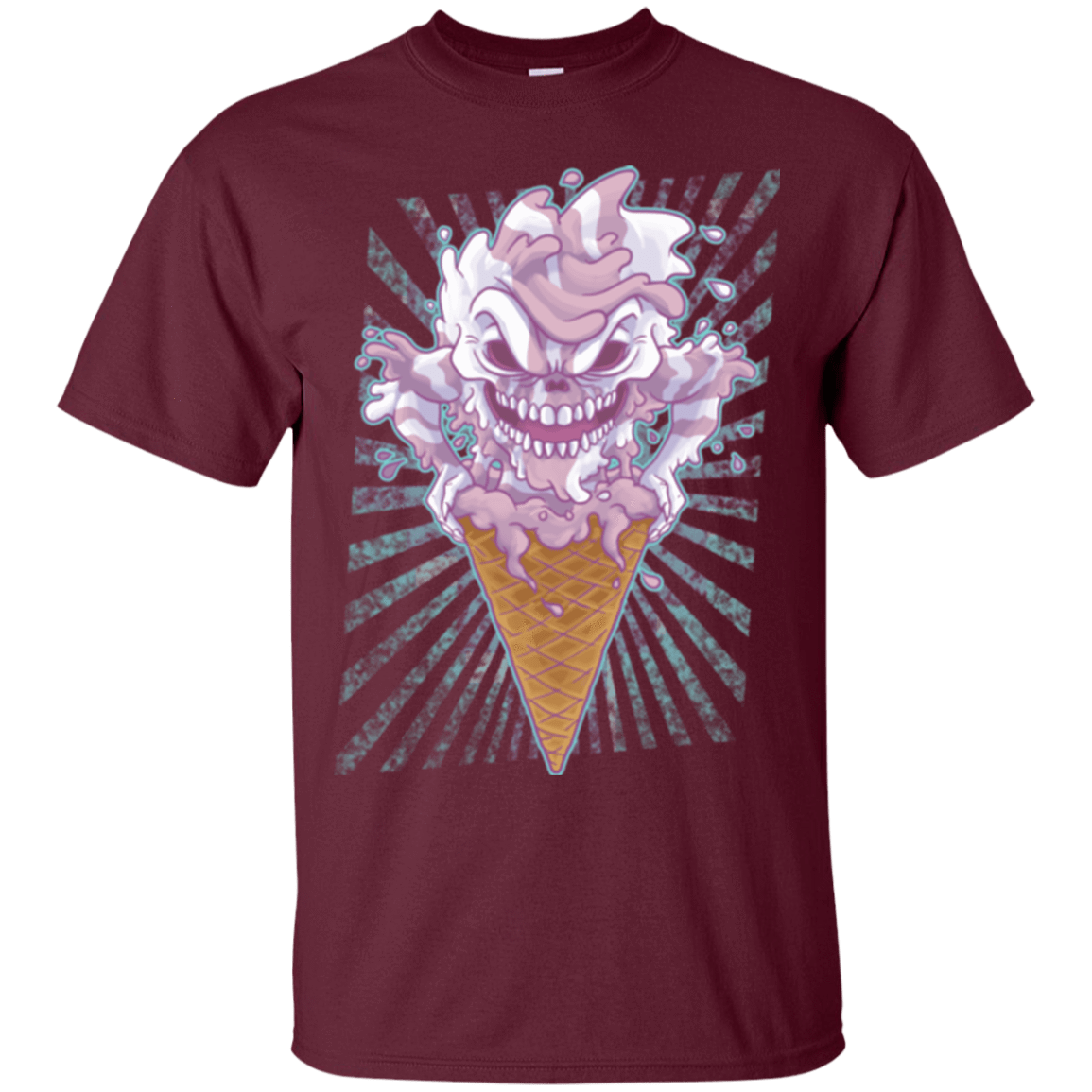 T-Shirts Maroon / Small Monster Ice Cream T-Shirt