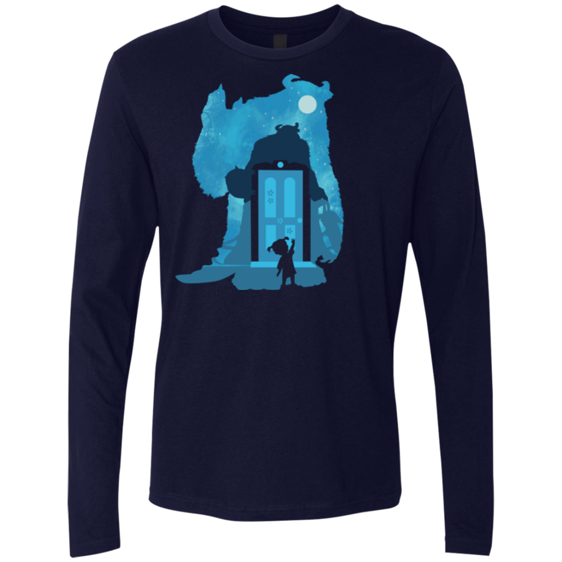 T-Shirts Midnight Navy / S Monster Portrait Men's Premium Long Sleeve
