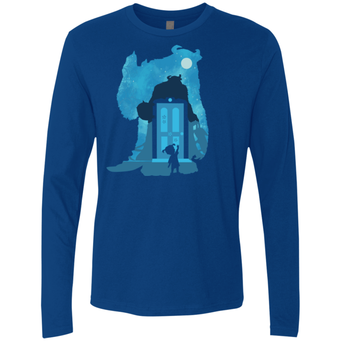 T-Shirts Royal / S Monster Portrait Men's Premium Long Sleeve