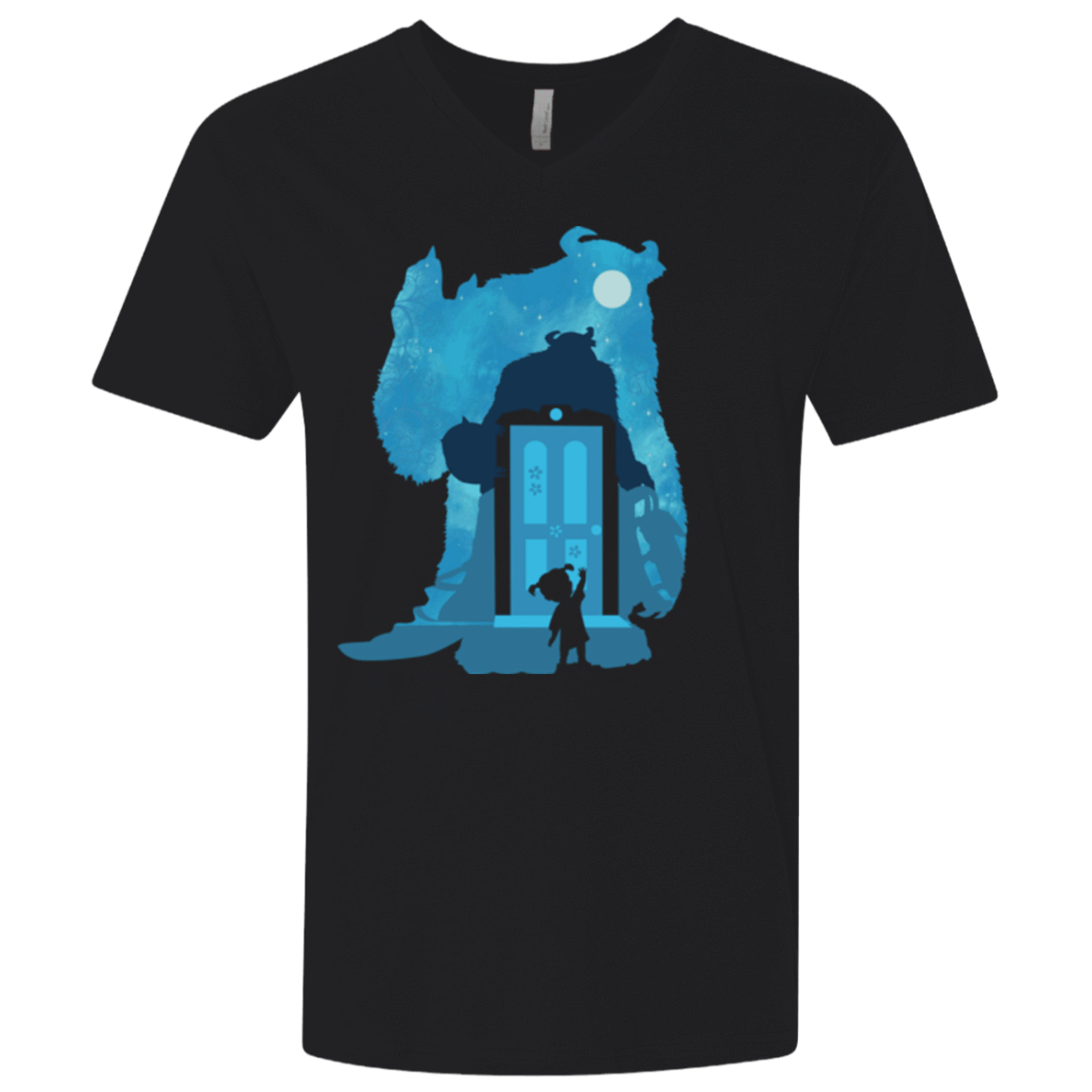 T-Shirts Black / X-Small Monster Portrait Men's Premium V-Neck