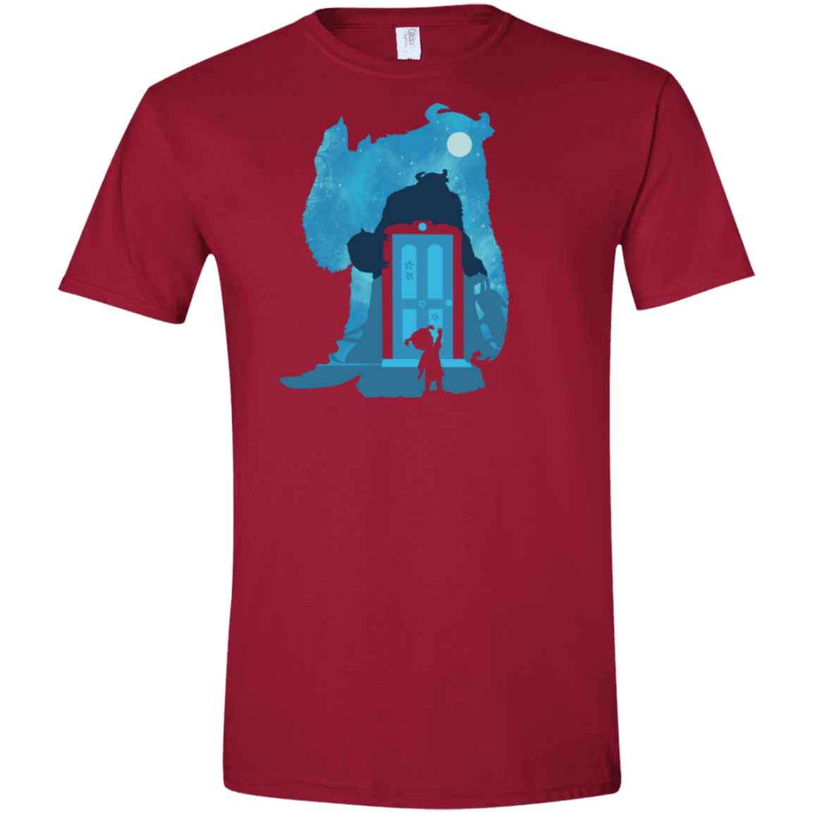 T-Shirts Cardinal Red / S Monster Portrait Men's Semi-Fitted Softstyle