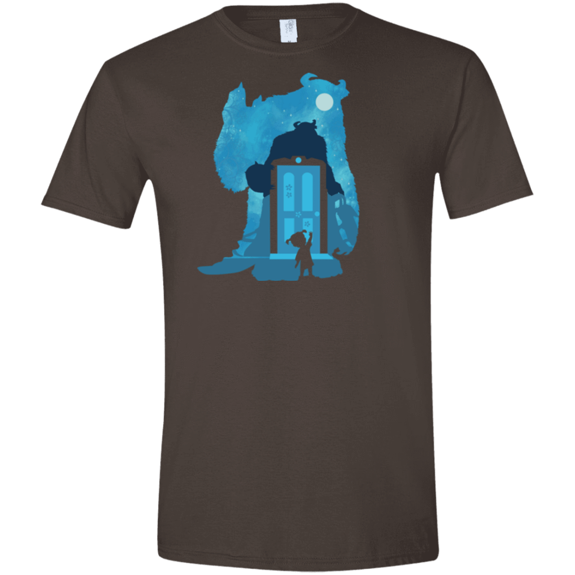 T-Shirts Dark Chocolate / S Monster Portrait Men's Semi-Fitted Softstyle