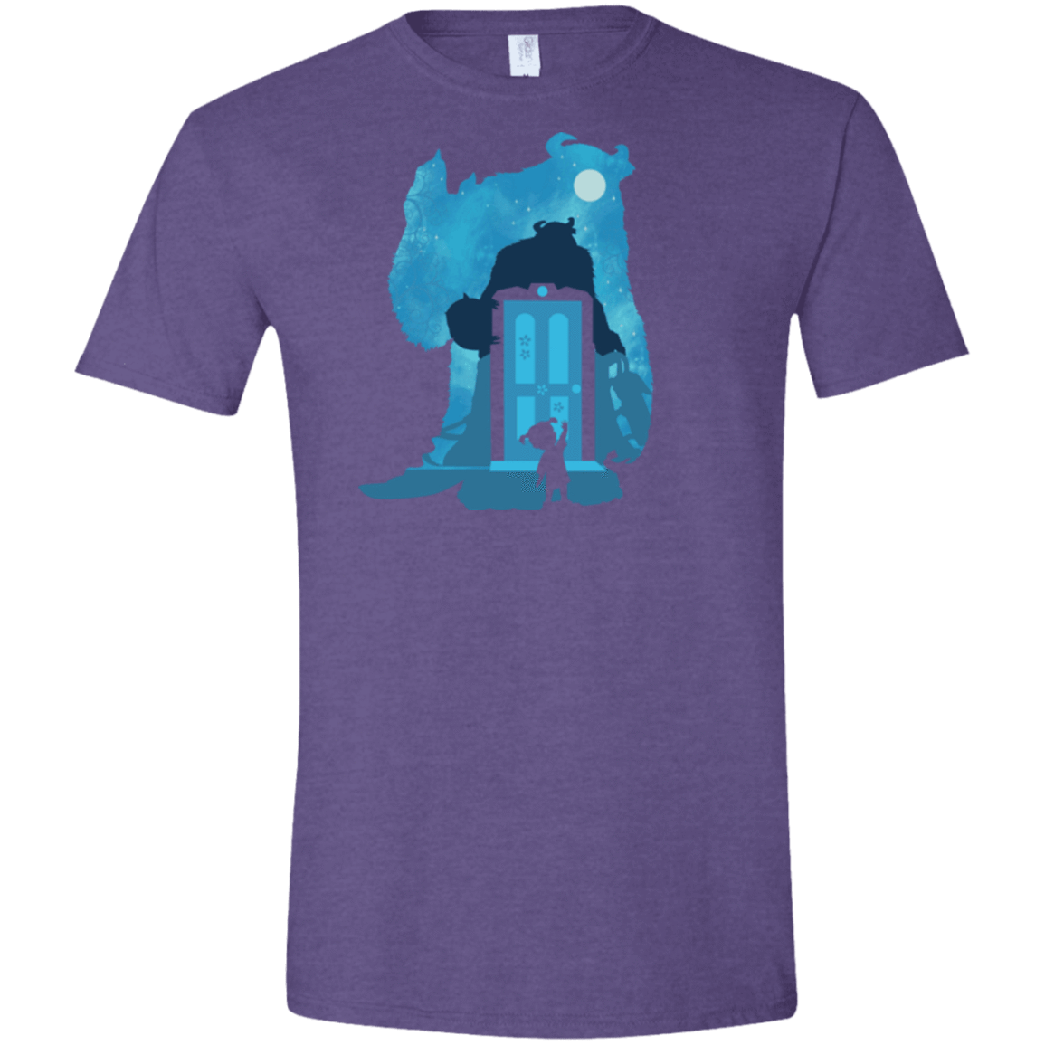 T-Shirts Heather Purple / S Monster Portrait Men's Semi-Fitted Softstyle