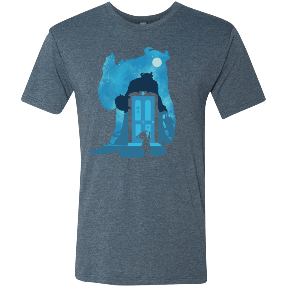 T-Shirts Indigo / S Monster Portrait Men's Triblend T-Shirt