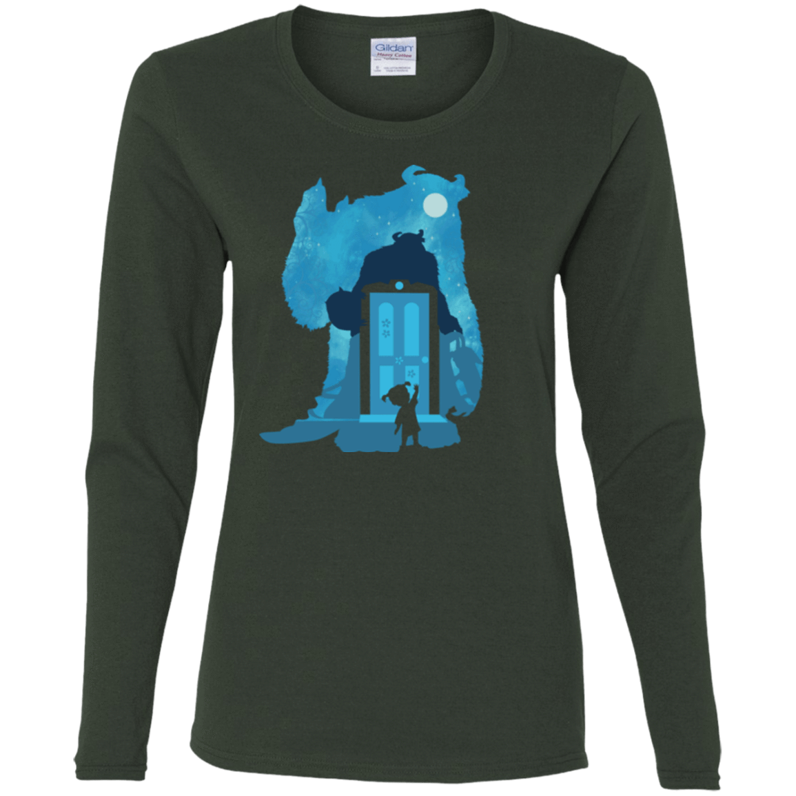 T-Shirts Forest / S Monster Portrait Women's Long Sleeve T-Shirt